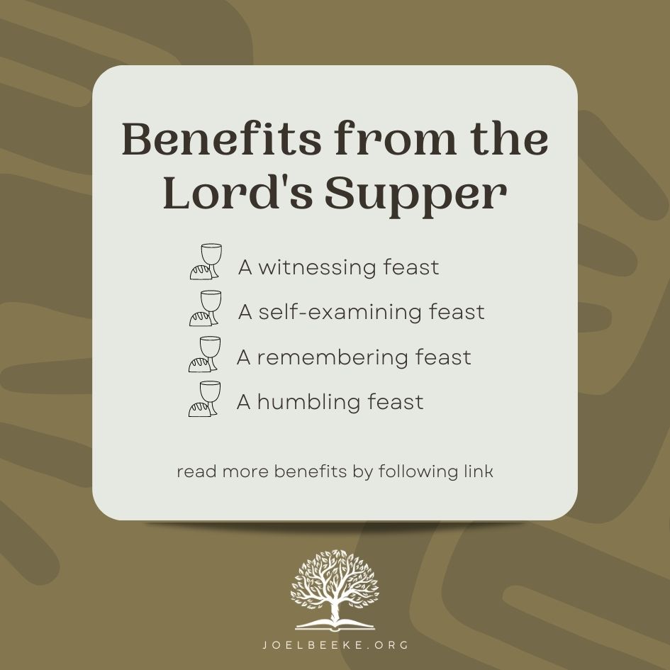 Featured image for “Twenty Benefits from the Lord’s Supper”