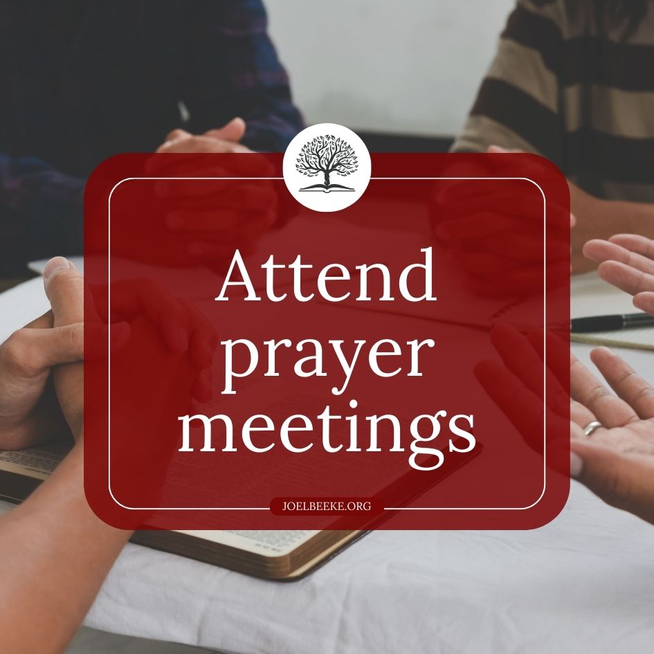 Featured image for “We faithfully attend prayer meetings”